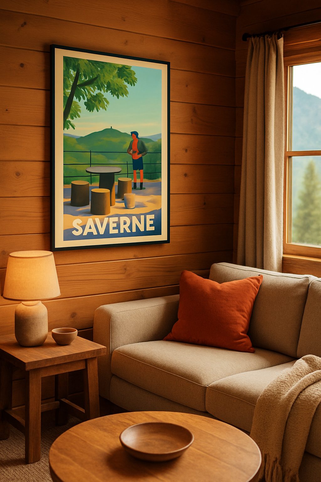 Mise en situation Affiche de Saverne - Évasion Nature et Sérénité