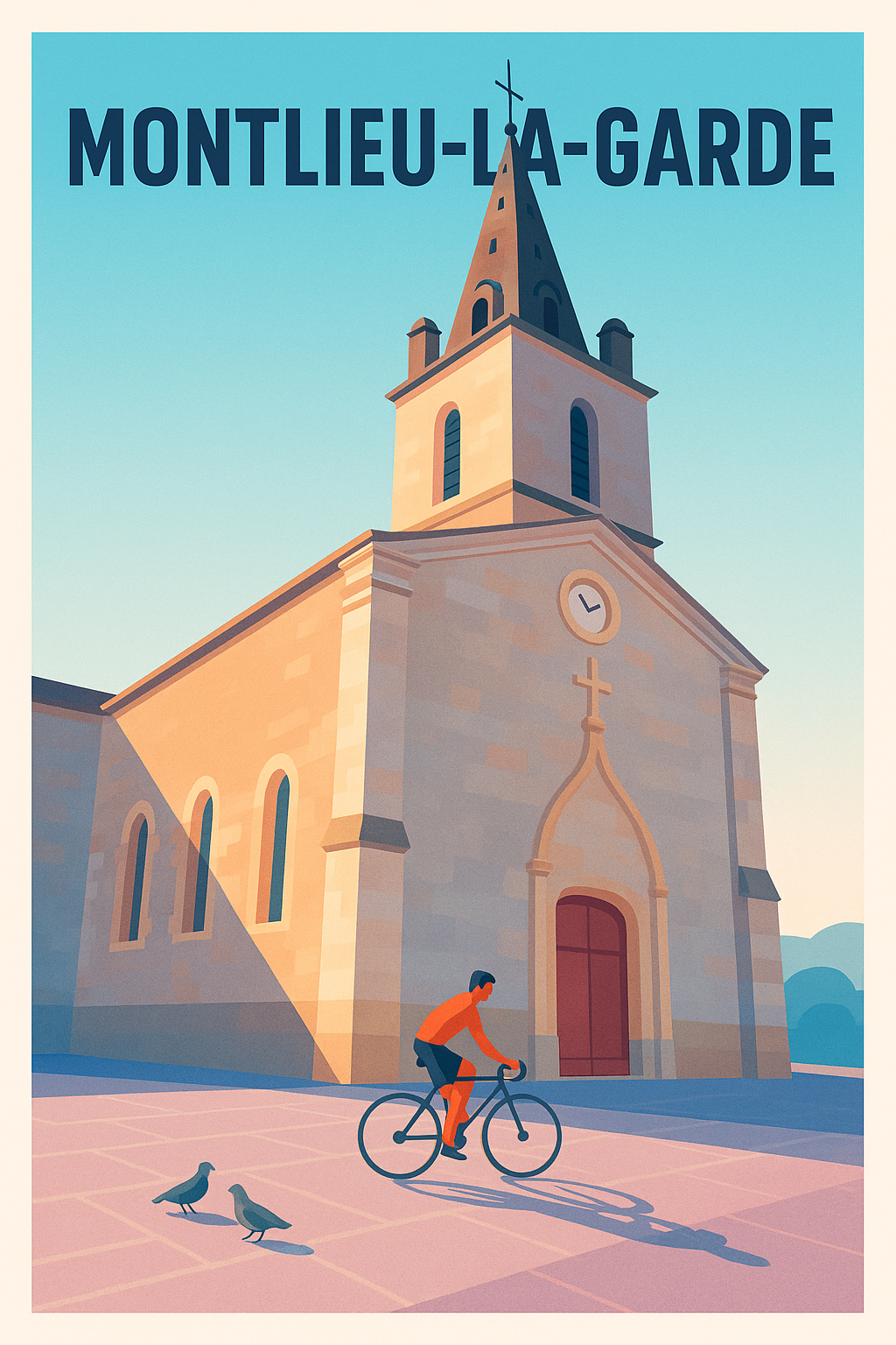 Affiche de Montlieu-la-Garde - Charme paisible sous le clocher