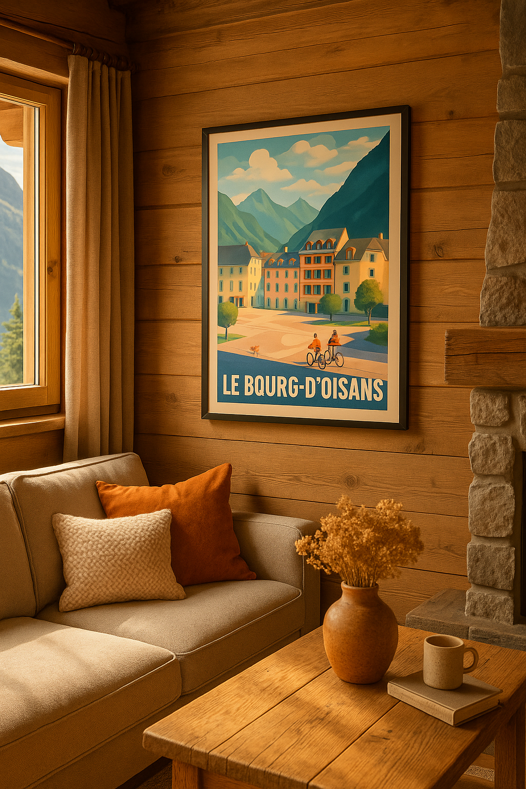 Mise en situation Affiche de Le Bourg-d'Oisans - Escapade Montagnarde Authentique