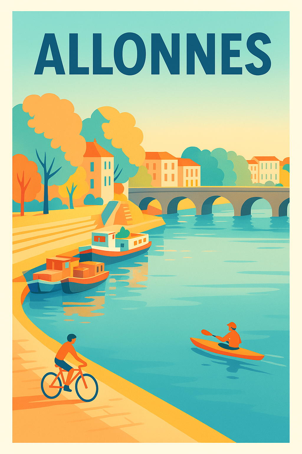 Affiche de Allonnes - Harmonie au fil de l'eau