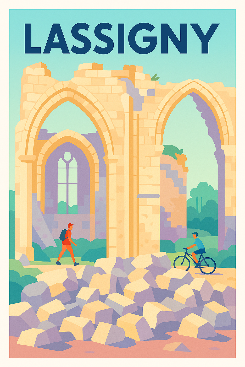 Affiche de Lassigny - Voyage au cœur des ruines historiques