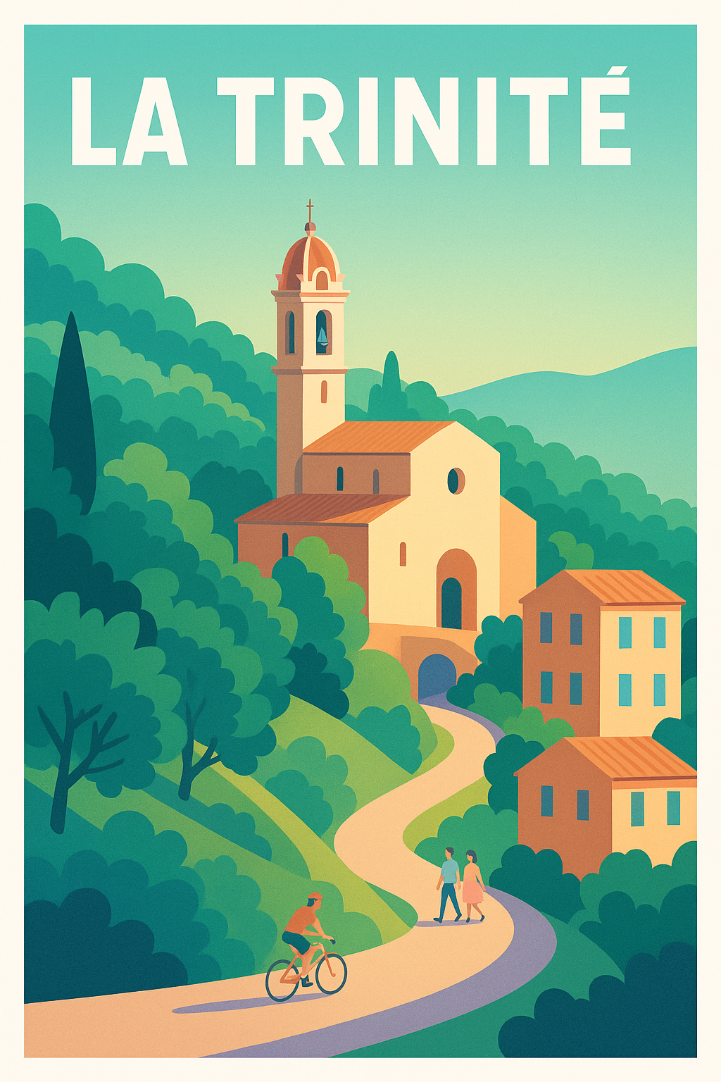 Affiche de La Trinité - Charme et sérénité au cœur de la nature