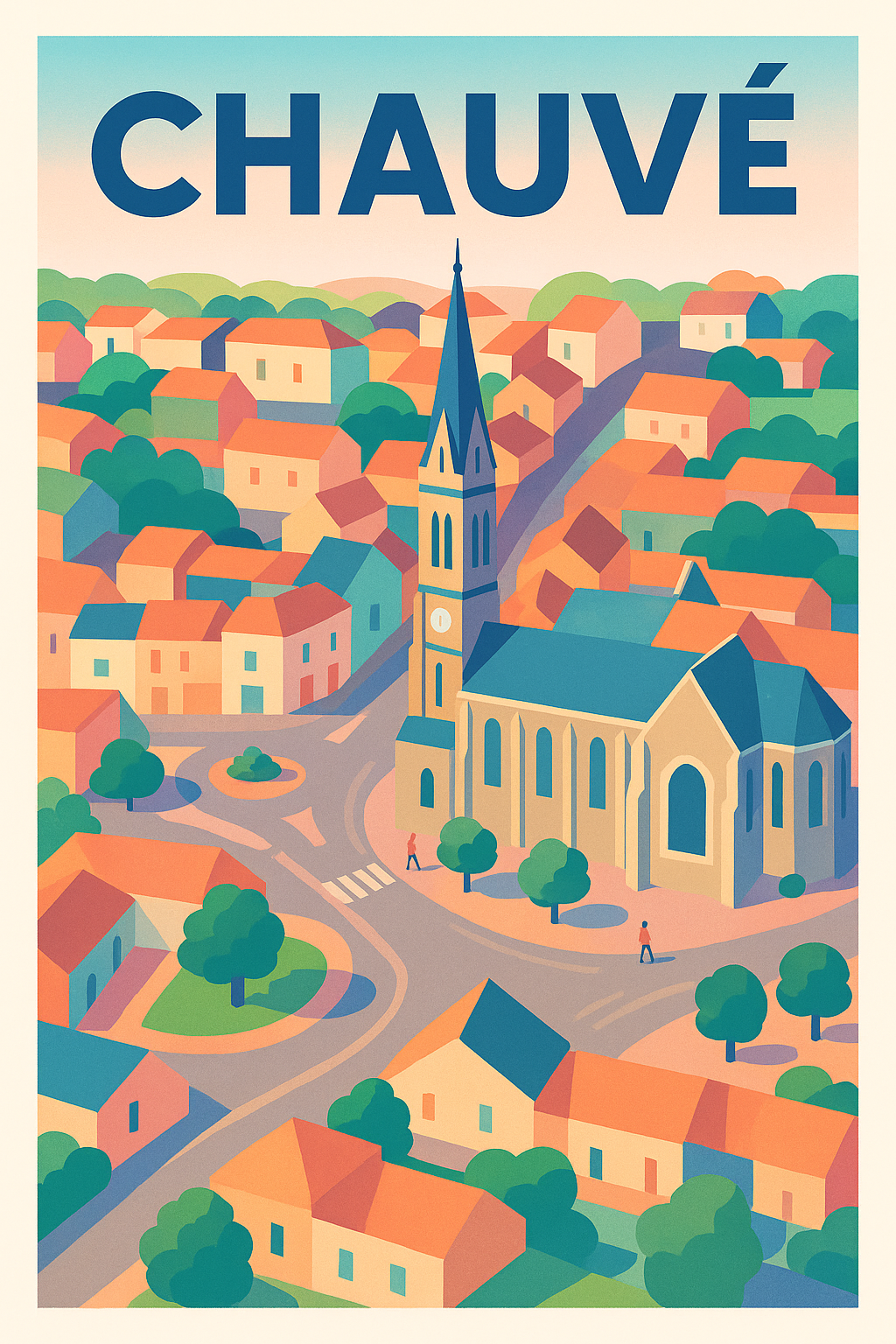 Affiche de Chauvé - Charme et sérénité d'un village pittoresque