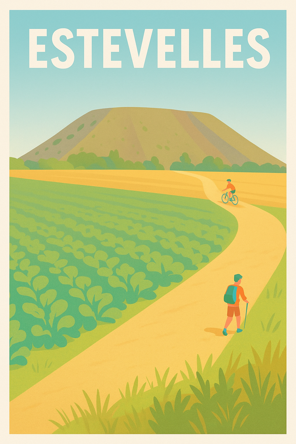 Affiche de Estevelles - Évasion nature et douce randonnée