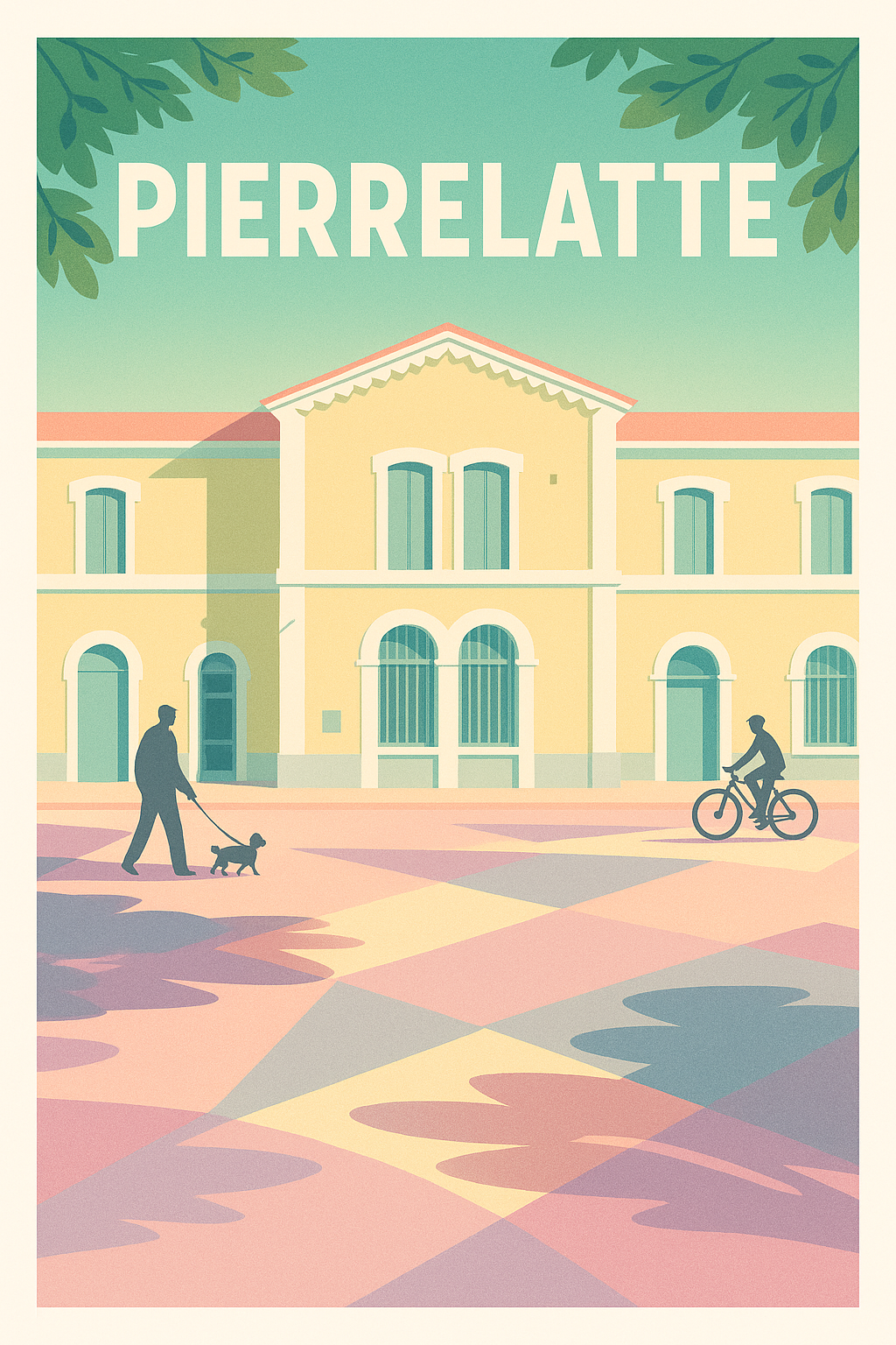 Affiche de Pierrelatte - Charme et douceur de la vie quotidienne