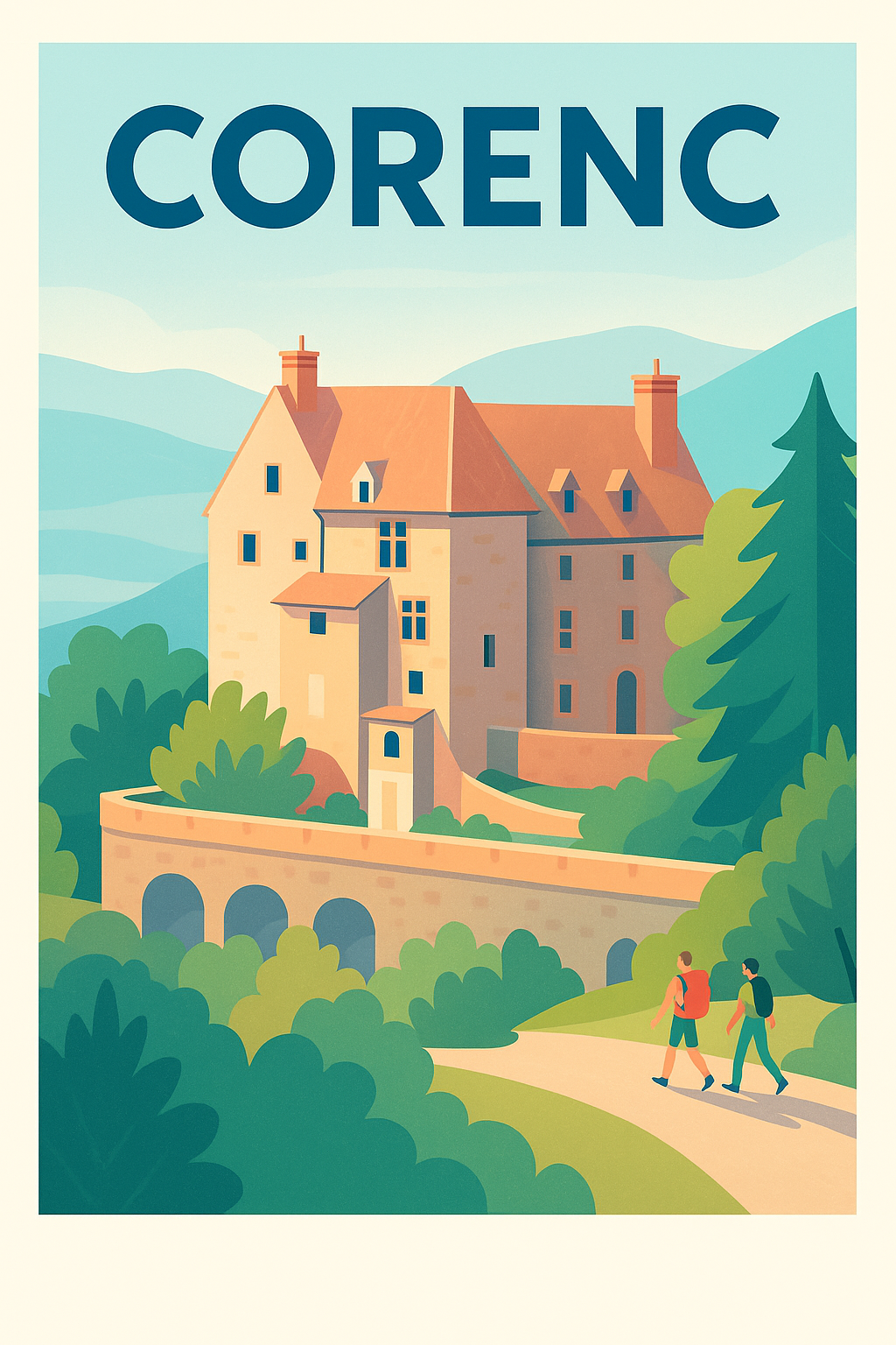 Affiche de Corenc - Harmonie entre nature et patrimoine