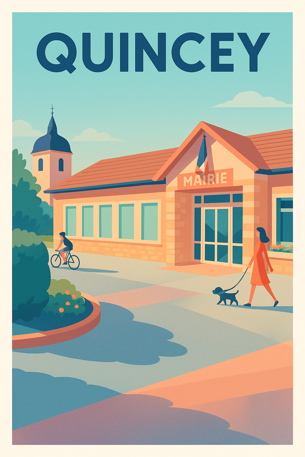 Affiche de Quincey - Charme et quiétude au cœur du village