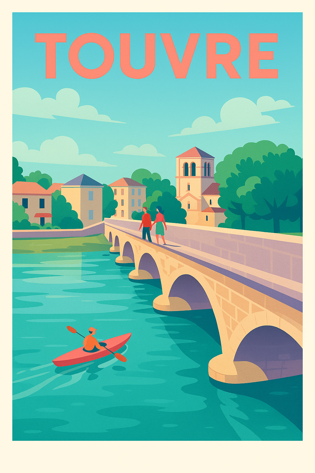 Affiche de Touvre - Harmonie sur la rivière