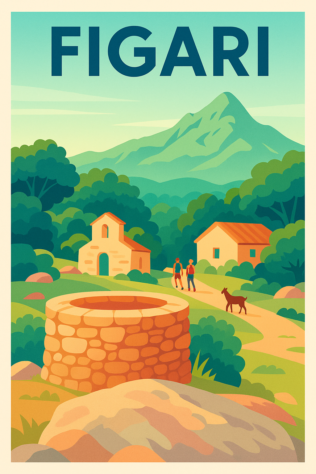 Affiche de Figari - Évasion nature et authenticité insulaire