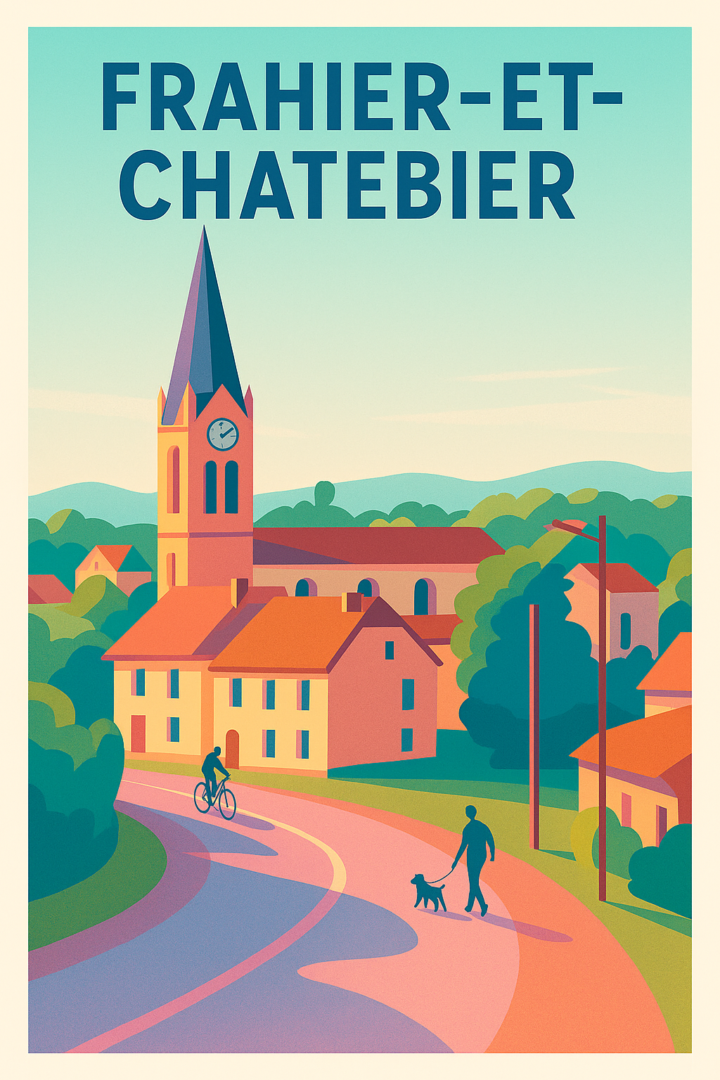 Affiche de Frahier-et-Chatebier - L'authenticité d'un village paisible