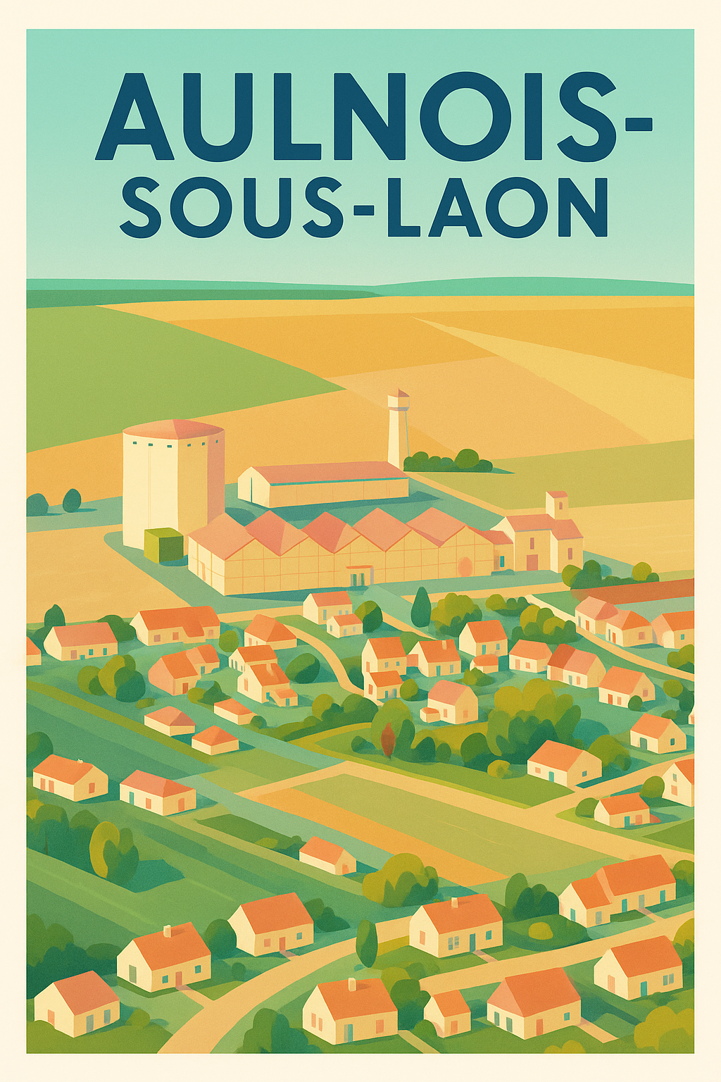 Affiche de Aulnois-sous-Laon - Charme et sérénité champêtre