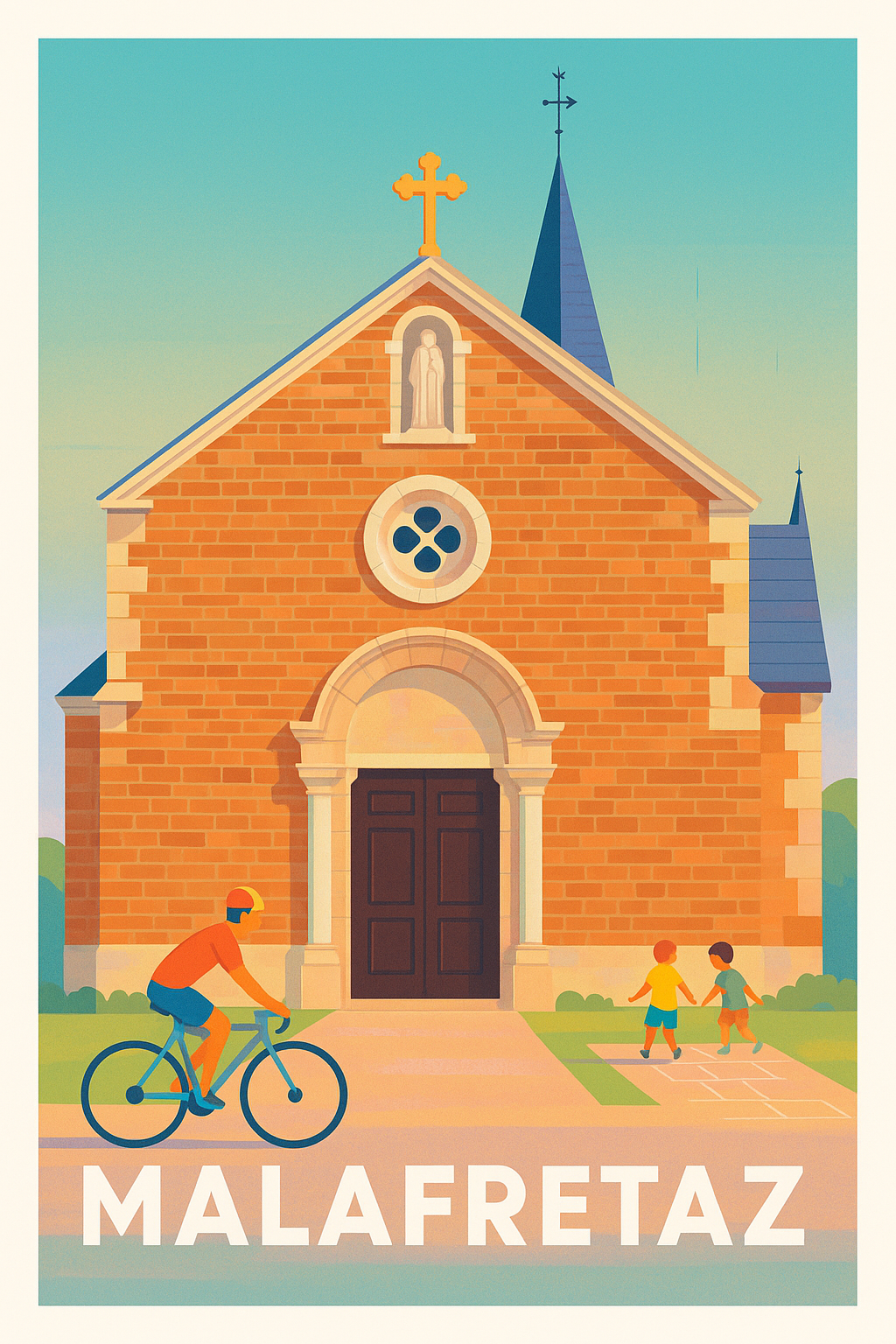Affiche de Malafretaz - Charme paisible et douceur de vivre