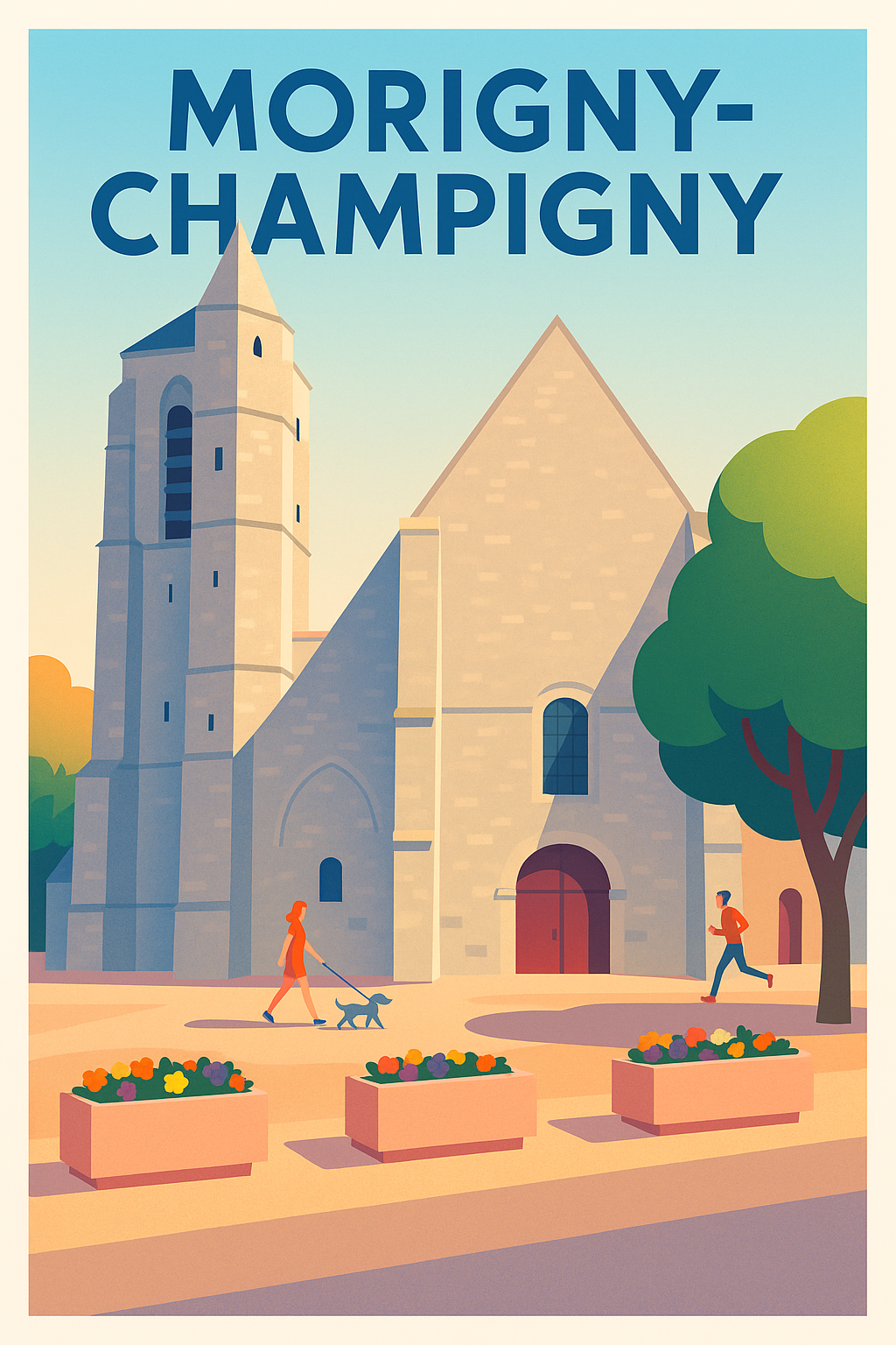 Affiche de Morigny-Champigny - Charme paisible au cœur de l'histoire