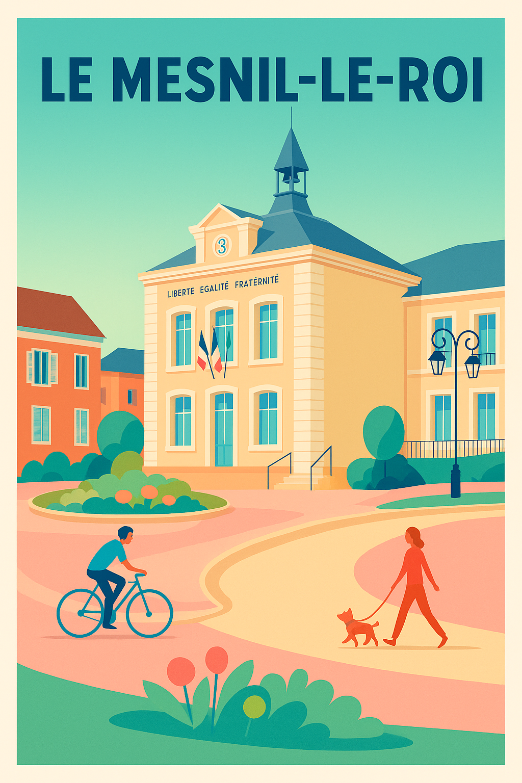 Affiche de Le Mesnil-le-Roi - Charme et douceur de vivre en Ile-de-France