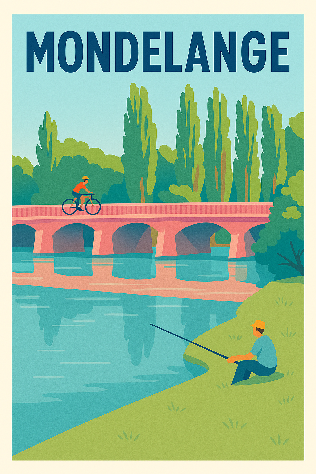 Affiche de Mondelange - Escapade Nature et Sérénité