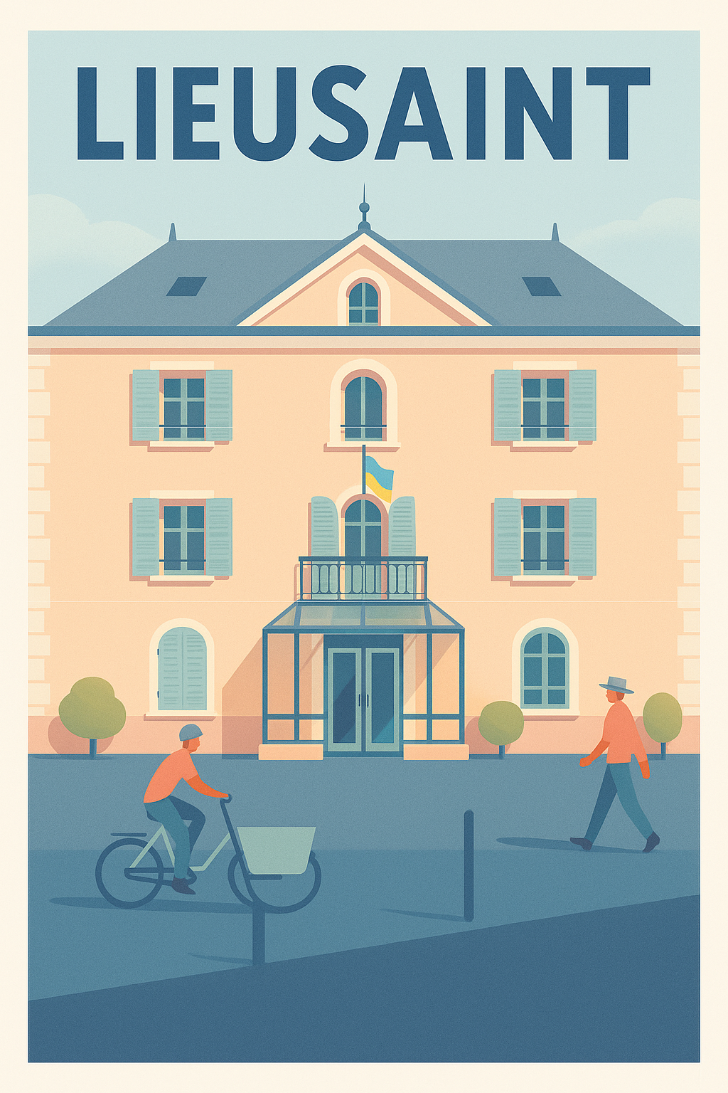 Affiche de Lieusaint - Charme et douceur de la vie urbaine