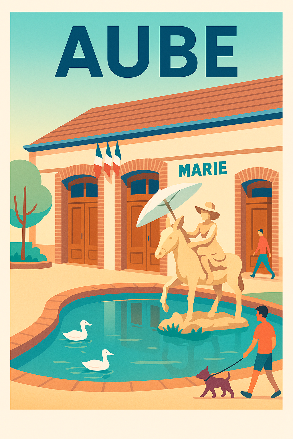 Affiche de Aube - Charme et sérénité à la mairie
