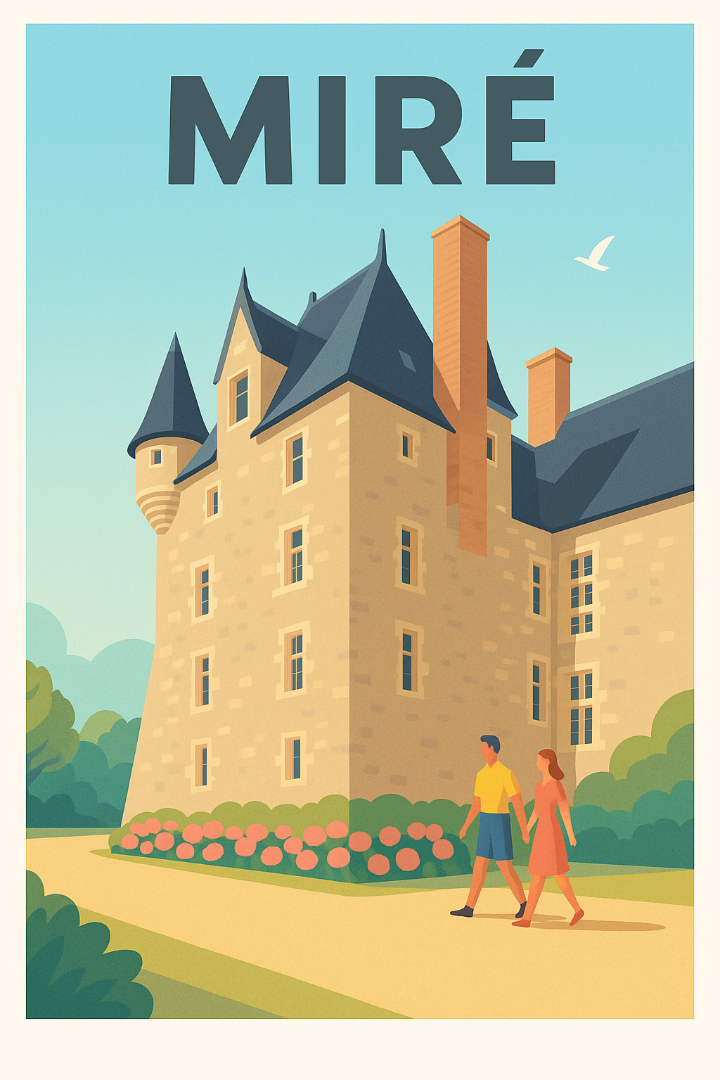 Affiche de Miré - Élégance et charme à l'ancienne
