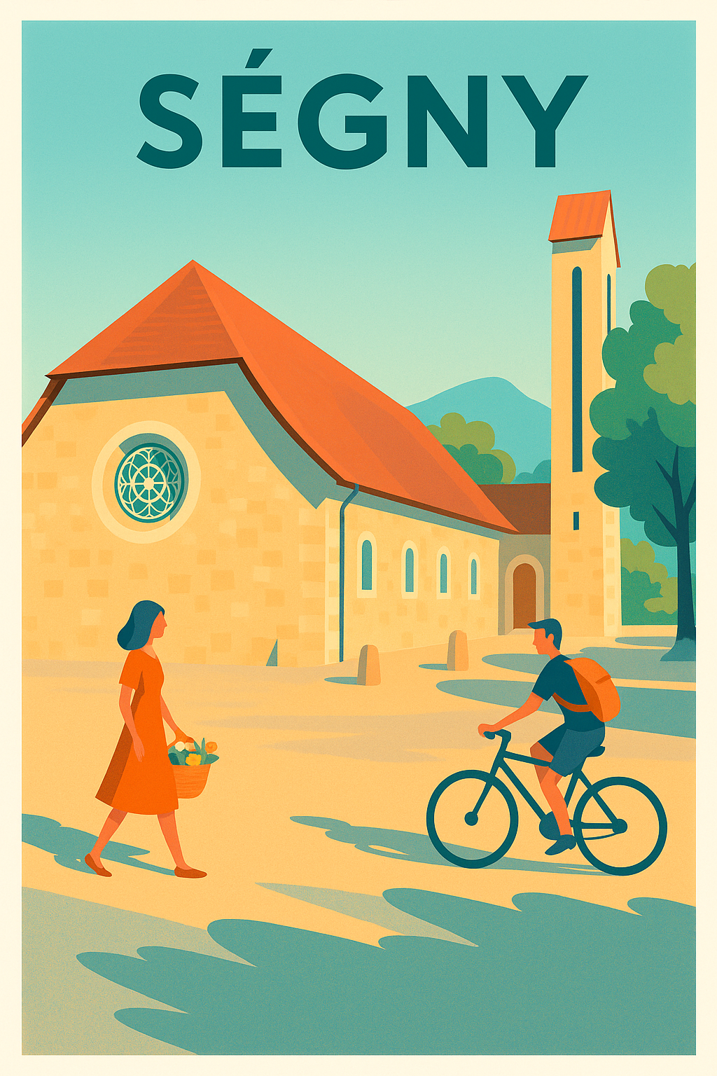 Affiche de Ségny - Charme et douceur de la vie locale