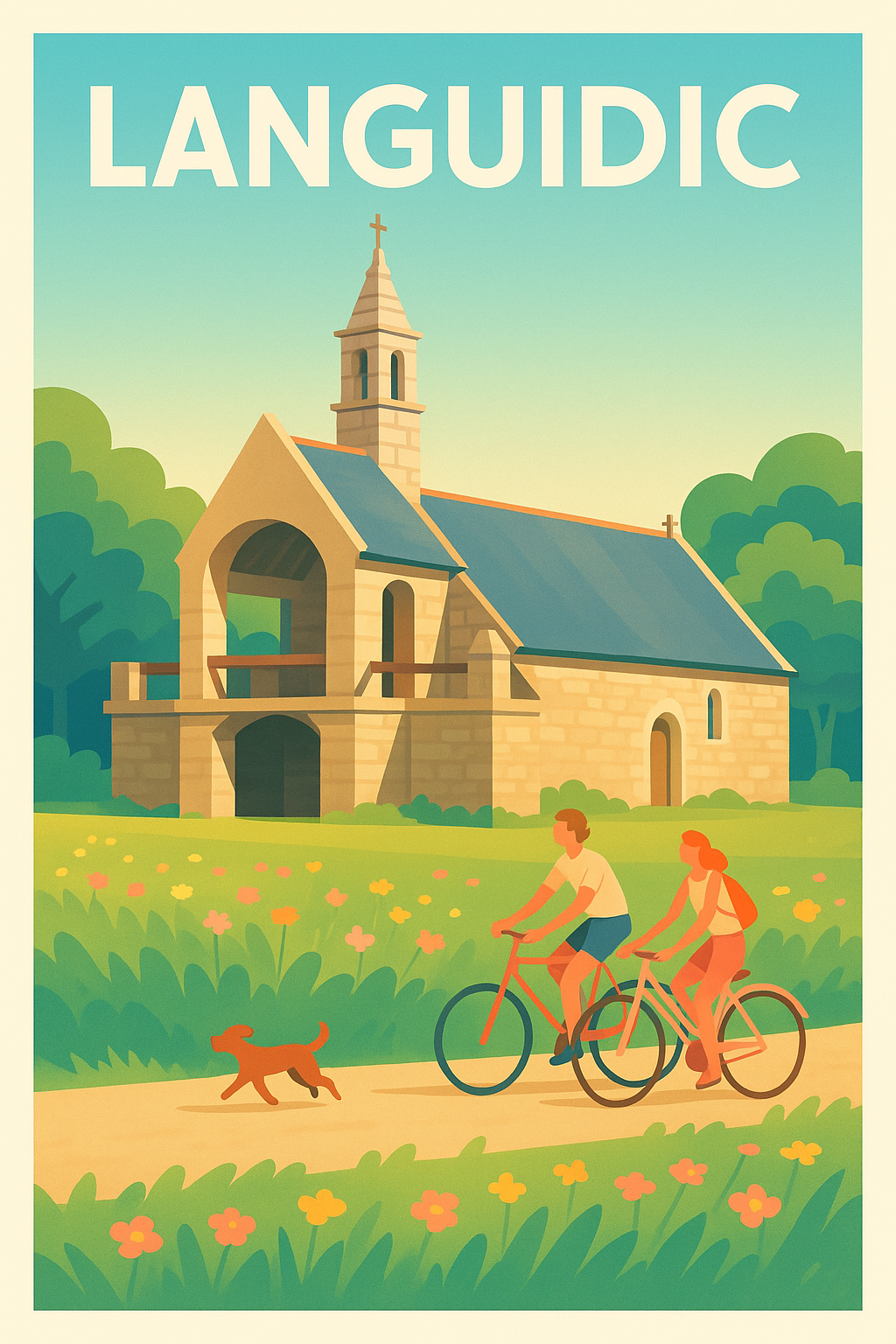 Affiche de Languidic - Échappée nature à vélo