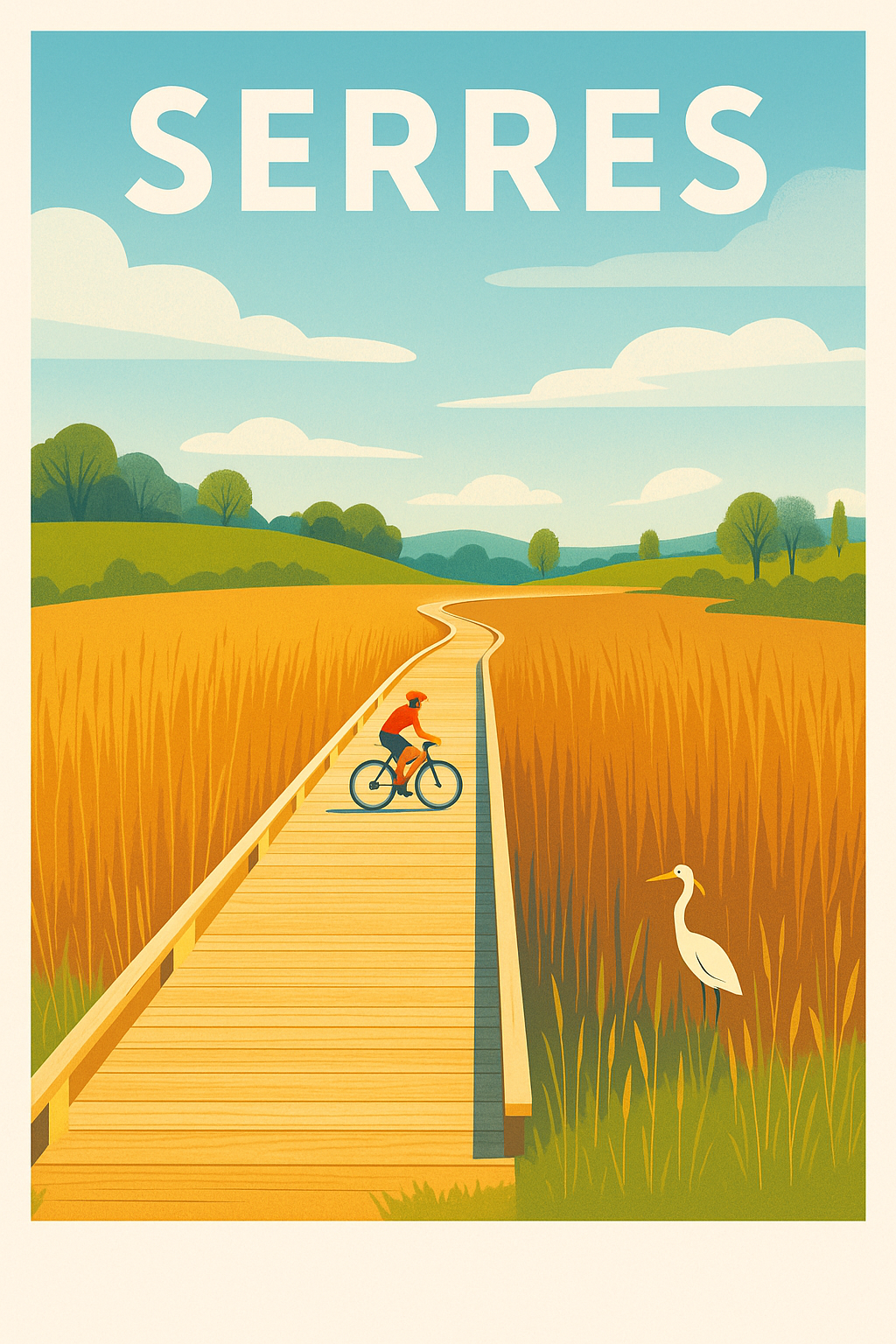 Affiche de Serres - Évasion nature en pleine campagne