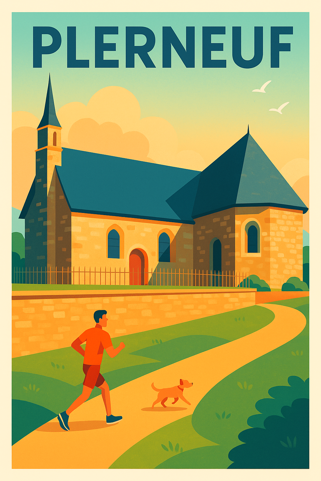 Affiche de Plerneuf - Un coin de nature et patrimoine à découvrir