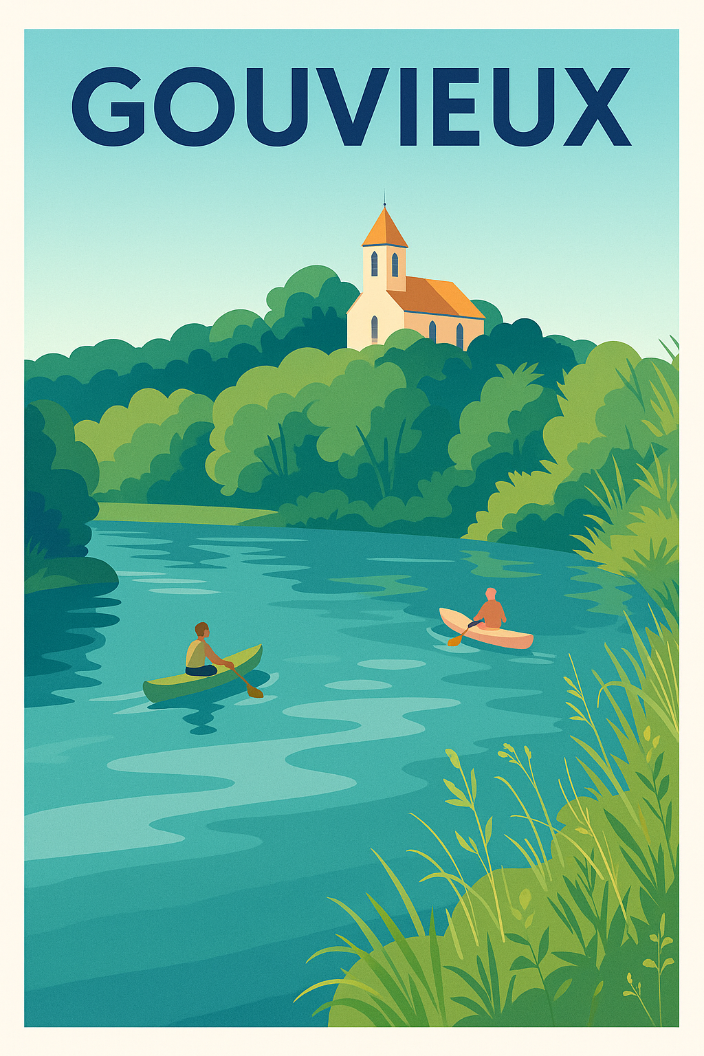 Affiche de Gouvieux - Sérénité au fil de l'eau