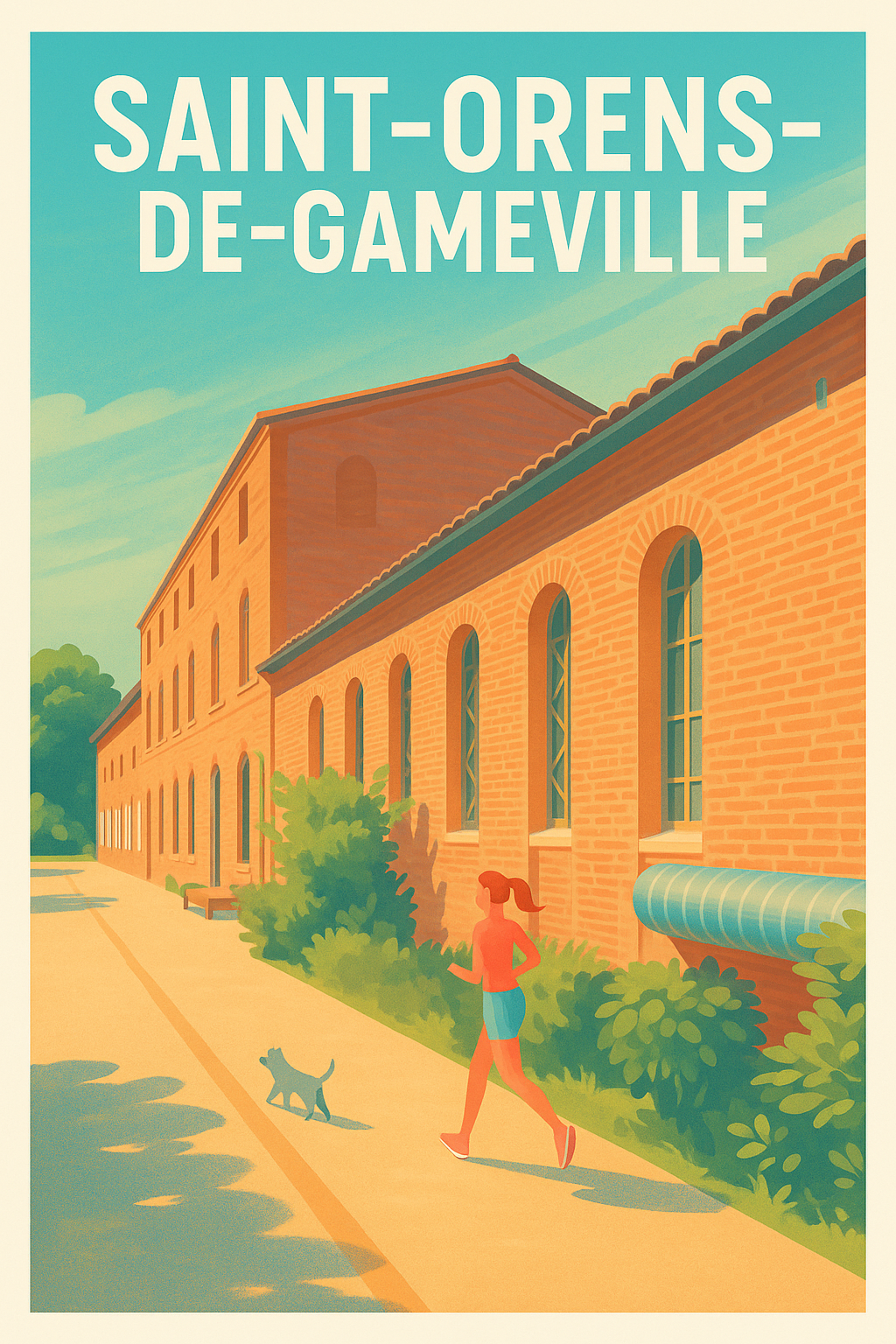 Affiche de Saint-Orens-de-Gameville - Promenade ensoleillée et charme local