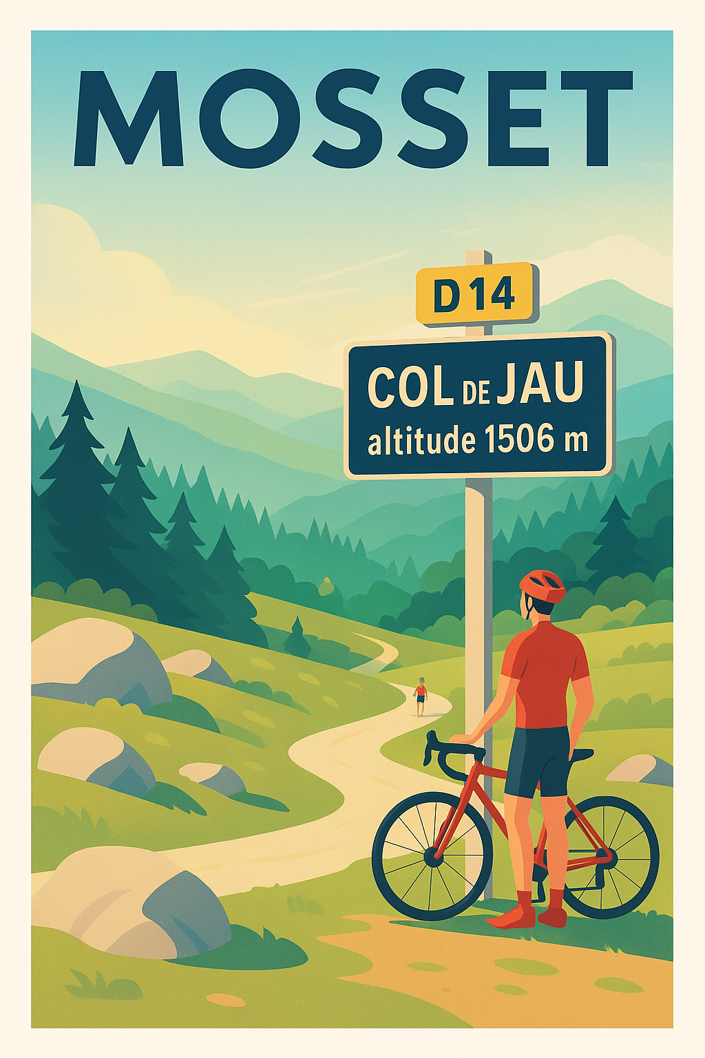 Affiche de Mosset - Escapade au Col de Jau