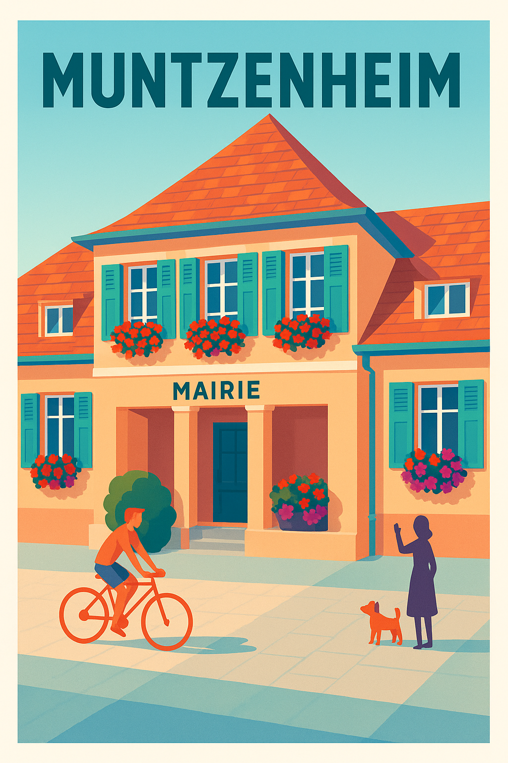 Affiche de Muntzenheim - Charme et tranquillité au cœur du village