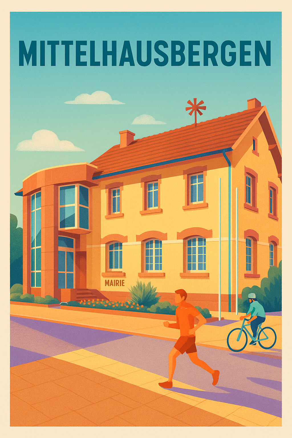 Affiche de Mittelhausbergen - Charme et vie active au cœur de la ville
