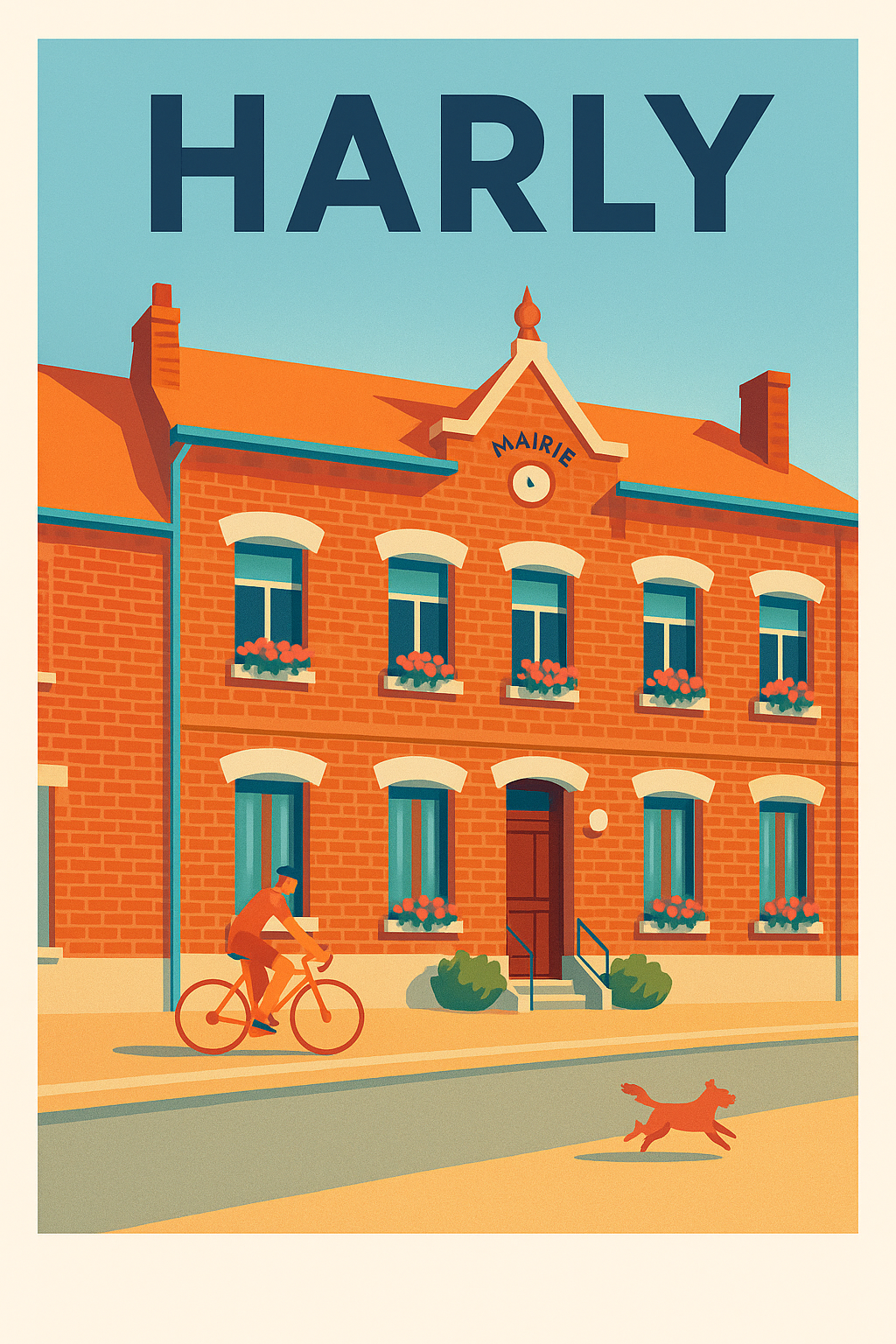 Affiche de Harly - Charme et sérénité à la mairie