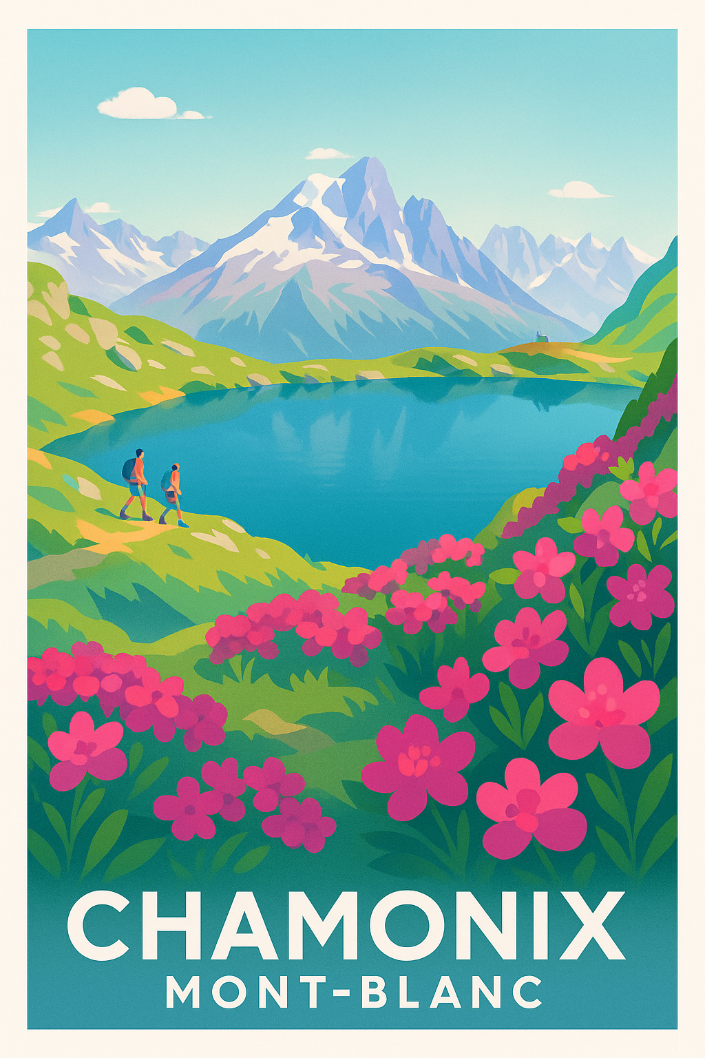 Affiche de Chamonix - Émerveillement au cœur du Mont-Blanc