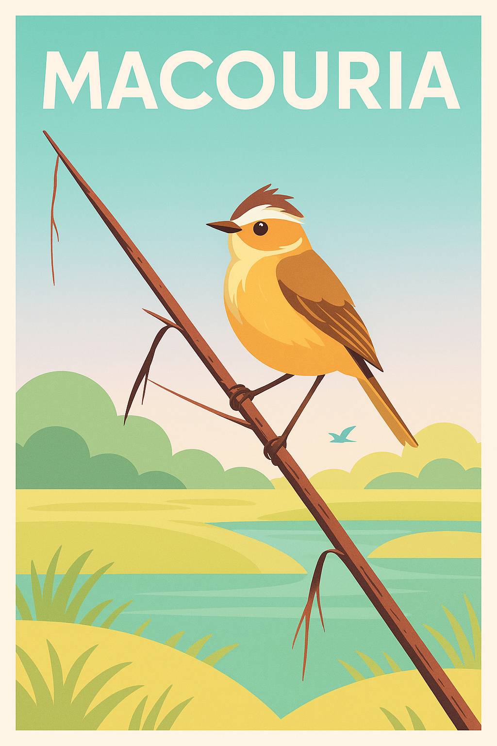 Affiche de Macouria - Tranquillité et nature en Guyane