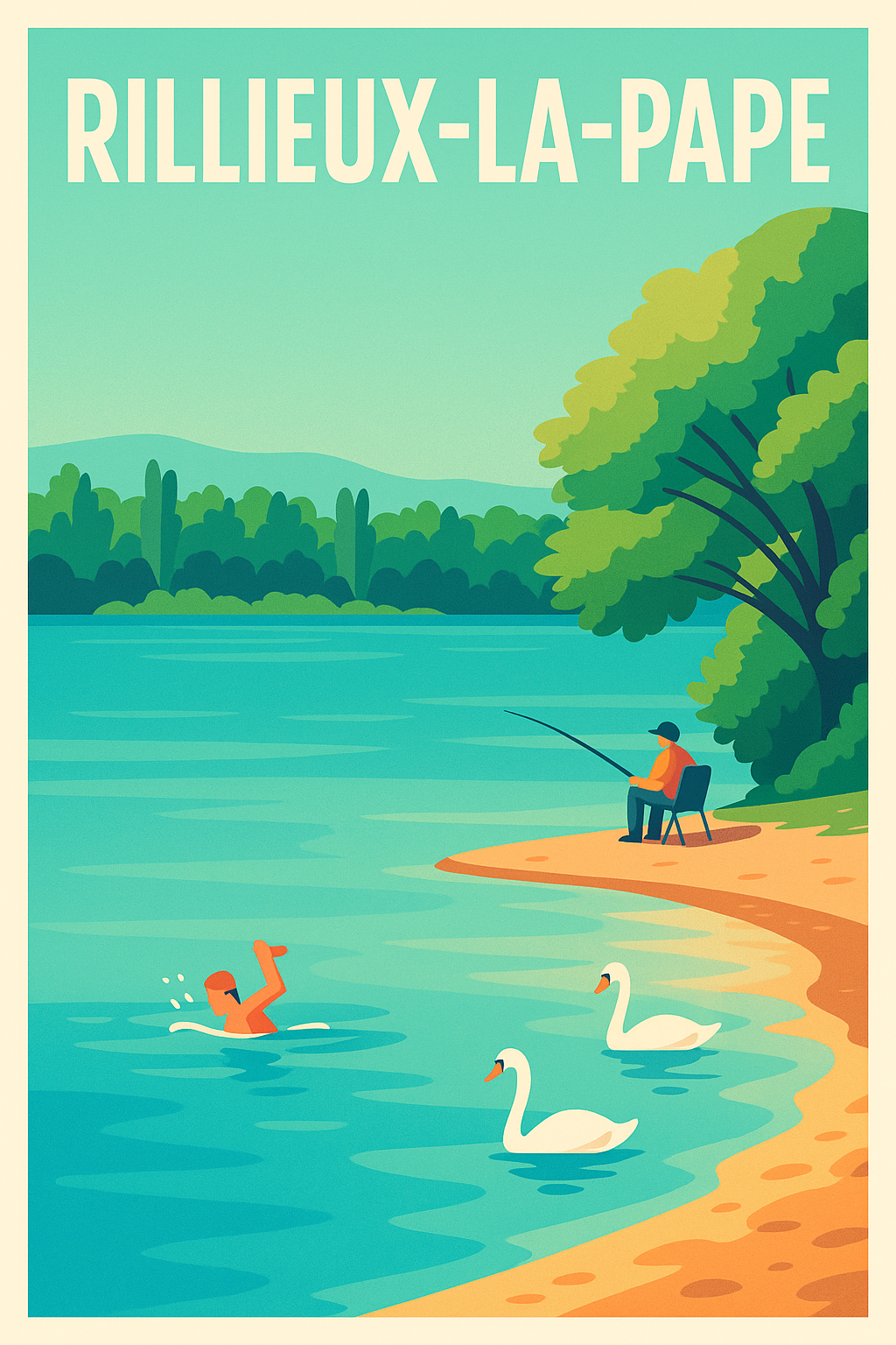 Affiche de Rillieux-la-Pape - Évasion au bord de l'eau