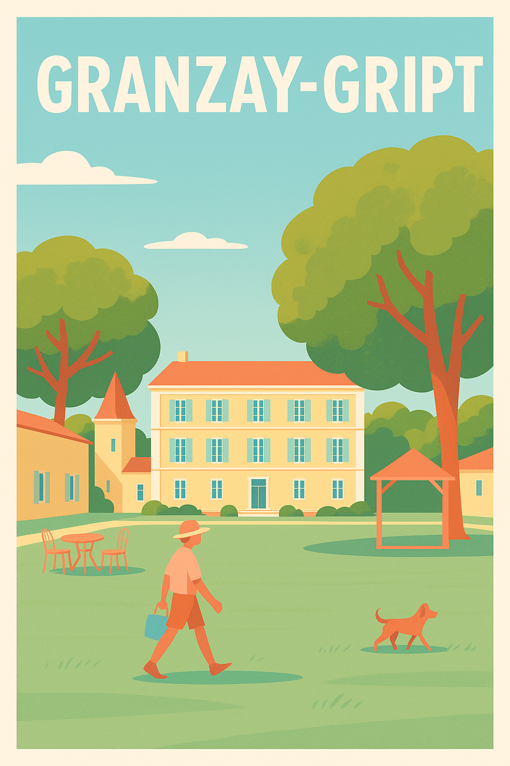 Affiche de Granzay-Gript - Élégance champêtre et douceur de vivre