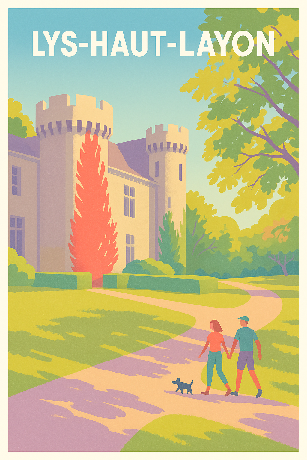 Affiche de Lys-Haut-Layon - Promenade bucolique au château
