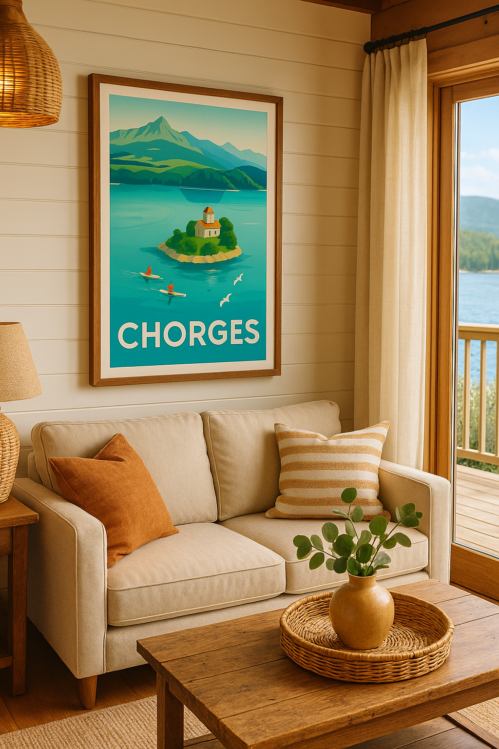 Affiche Chorges — Évasion et sérénité au cœur des Alpes · poster d'art de Chorges