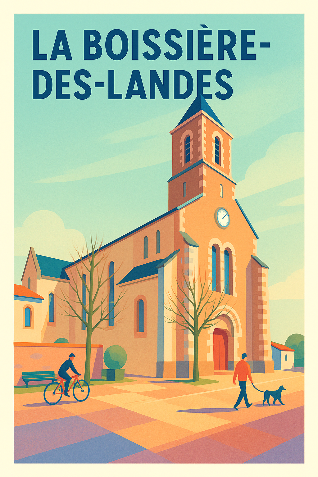 Affiche de La Boissière-des-Landes - Charme paisible et architecture locale