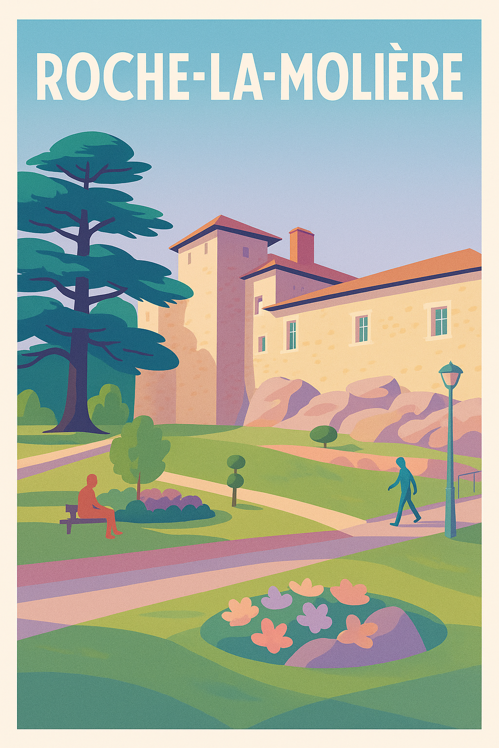 Affiche de Roche-la-Molière - Charme et sérénité au cœur de la nature