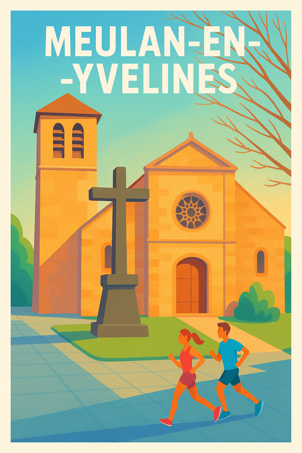Affiche de Meulan-en-Yvelines - Un souffle de nature et d'histoire active