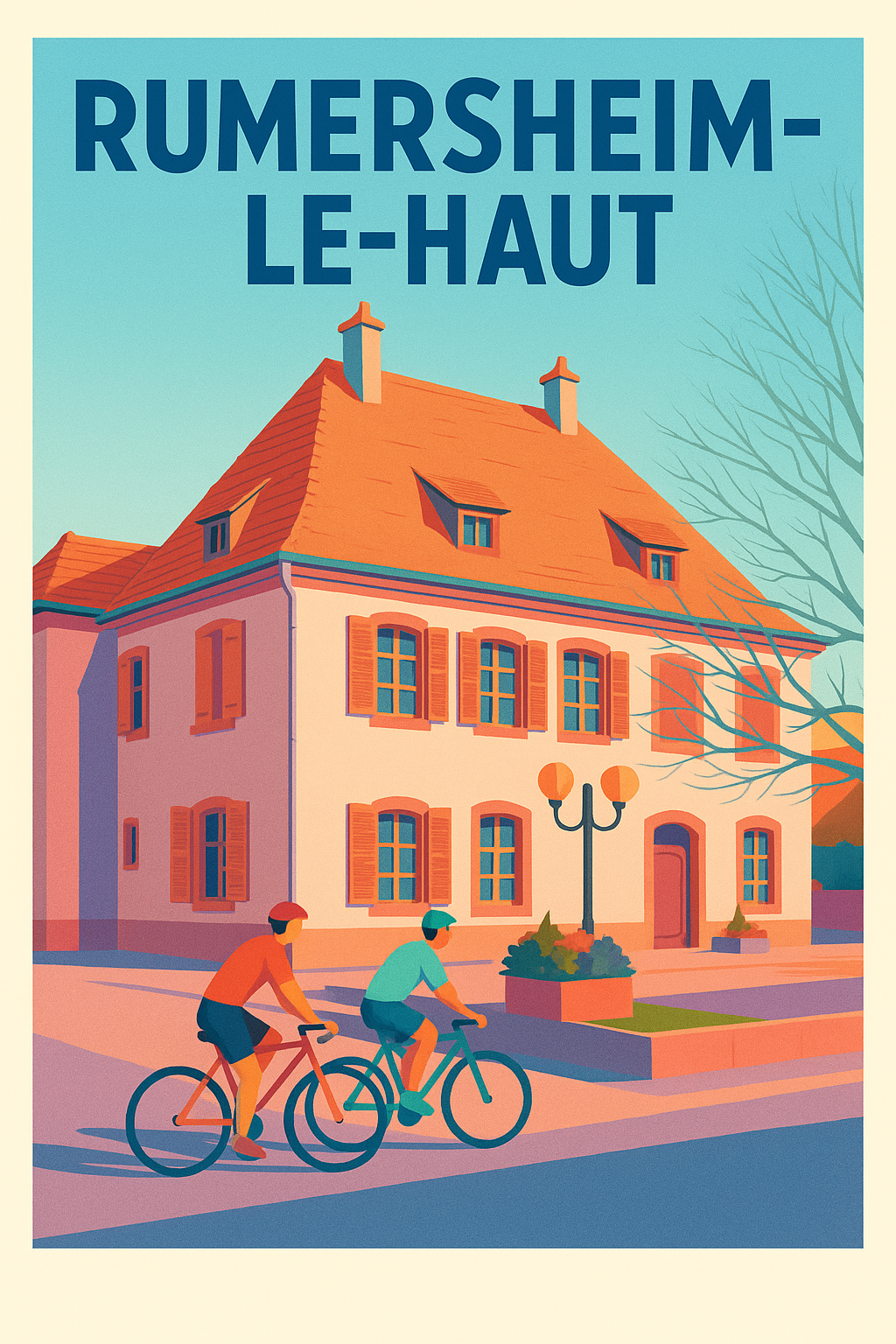 Affiche de Rumersheim-le-Haut - Charme et douceur d'une balade à vélo