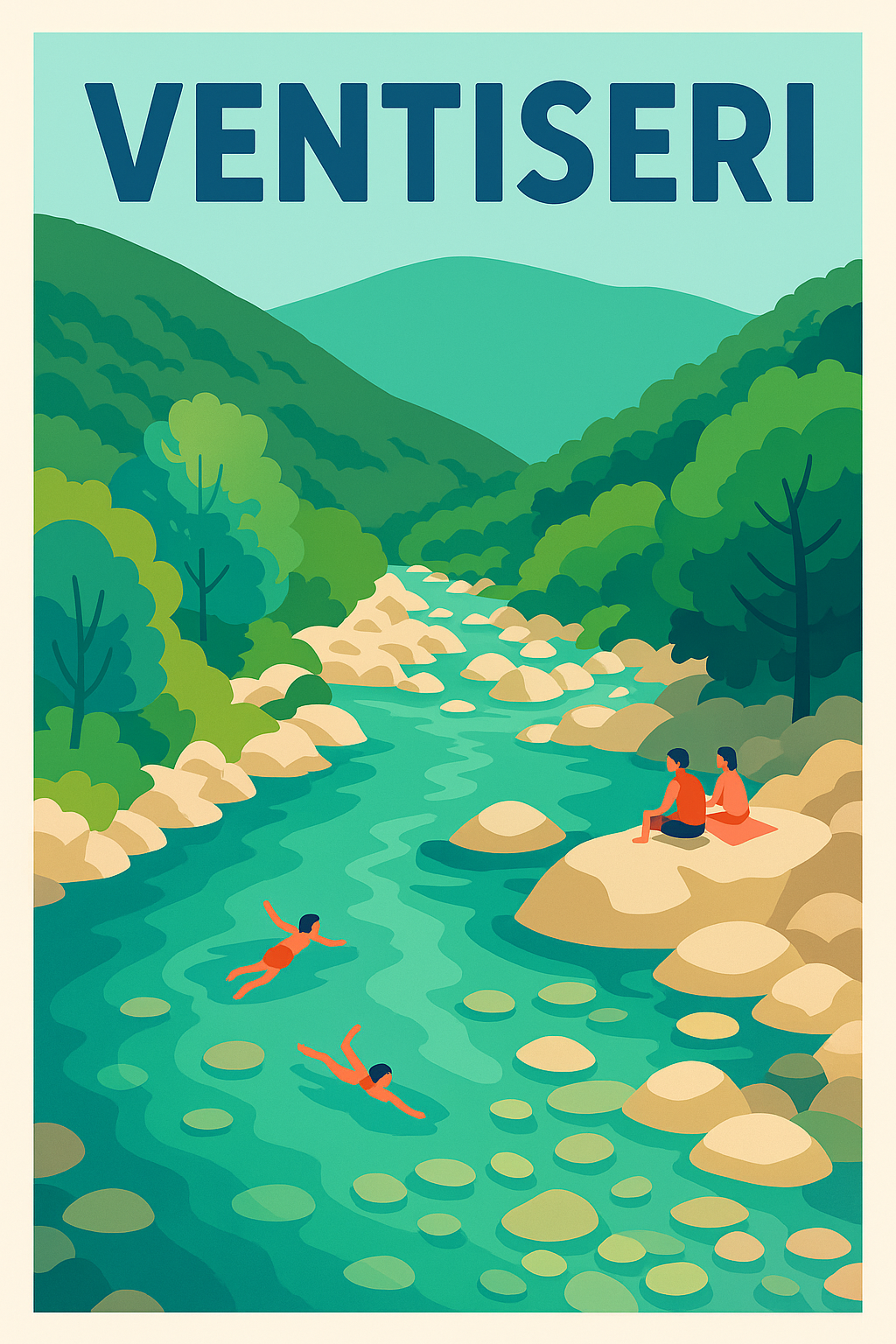 Affiche de Ventiseri - L'évasion nature au fil de l'eau