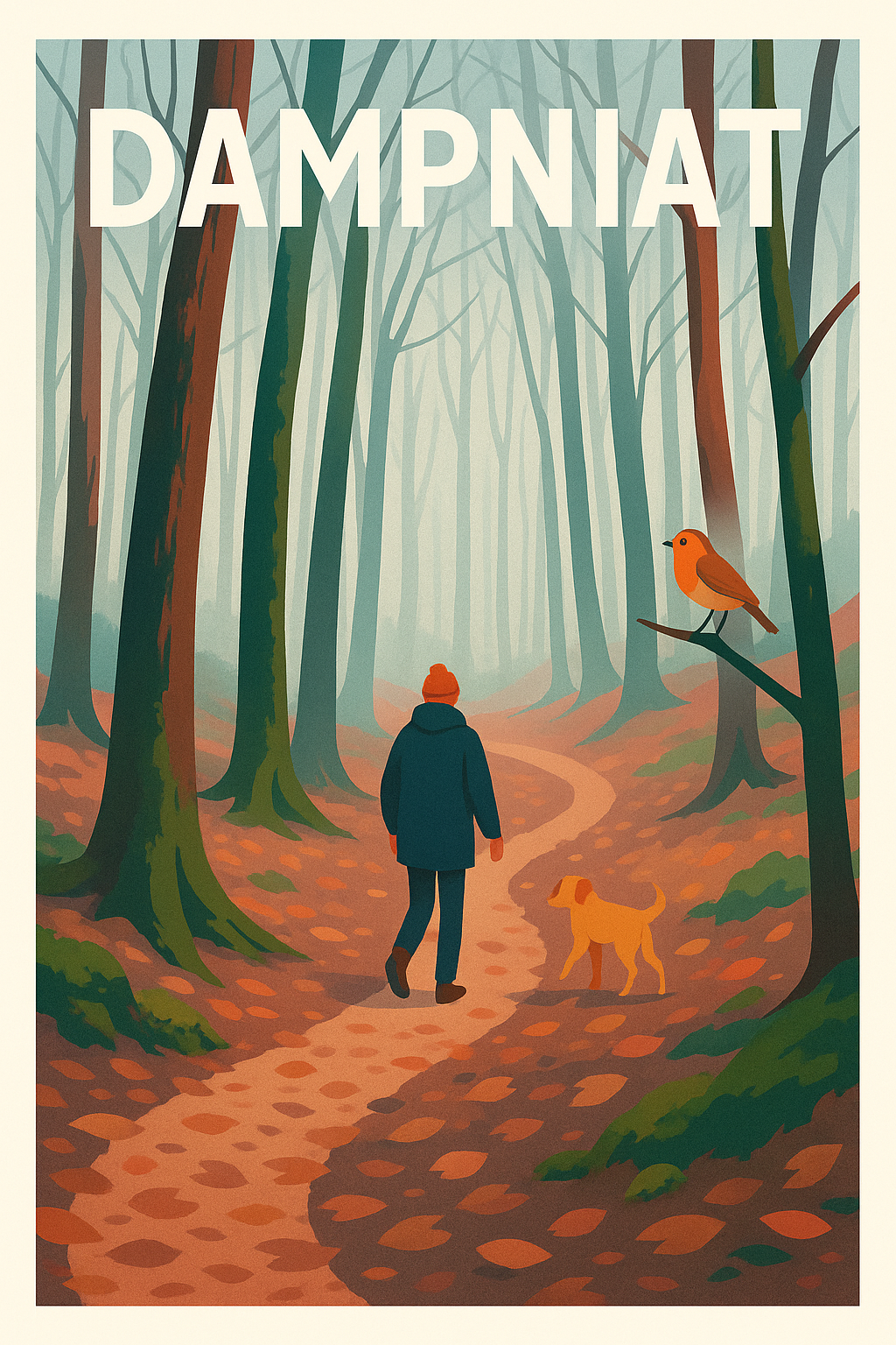 Affiche de Dampniat - Promenade automnale en forêt