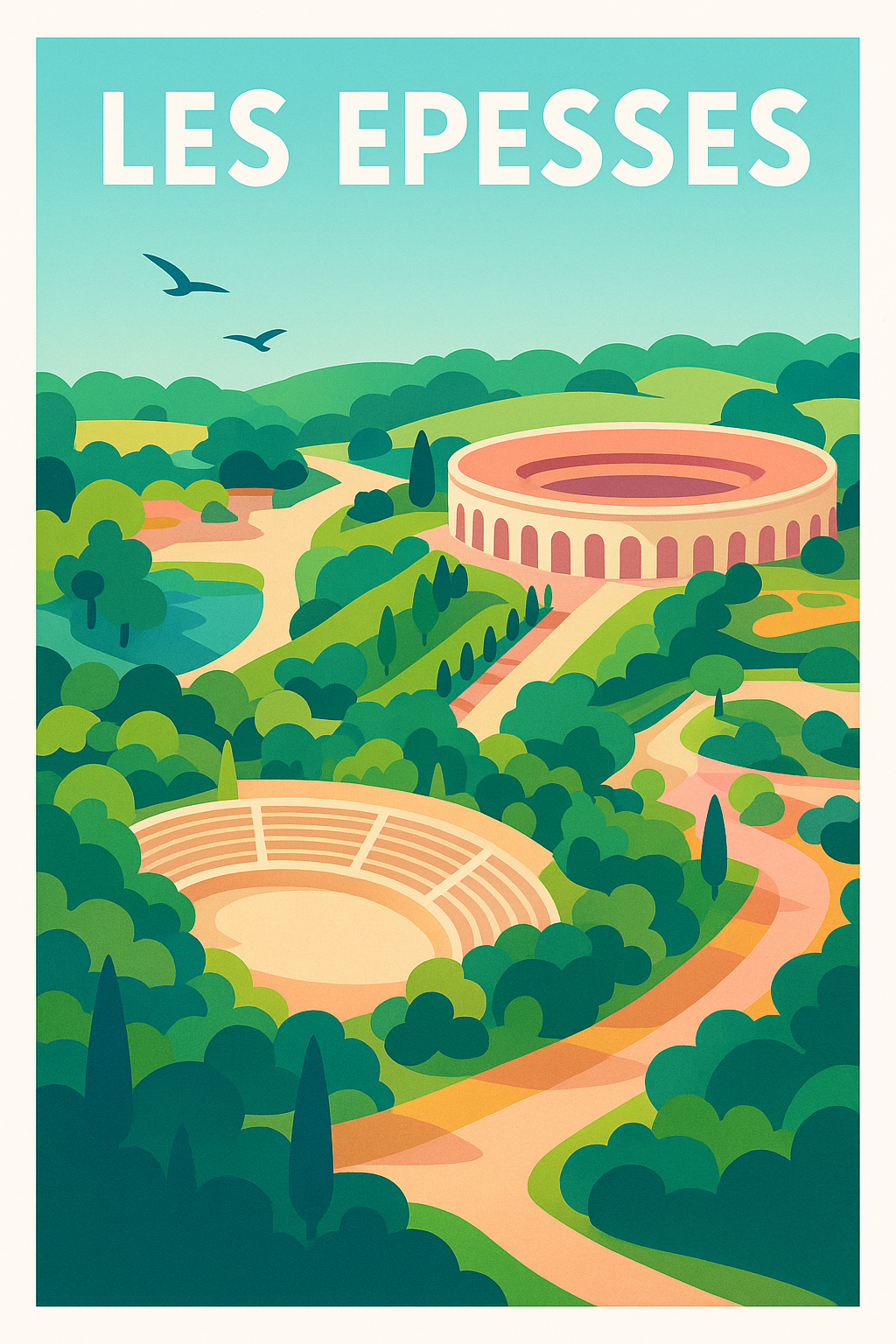 Affiche de Les Epesses - Voyage au cœur du patrimoine vendéen