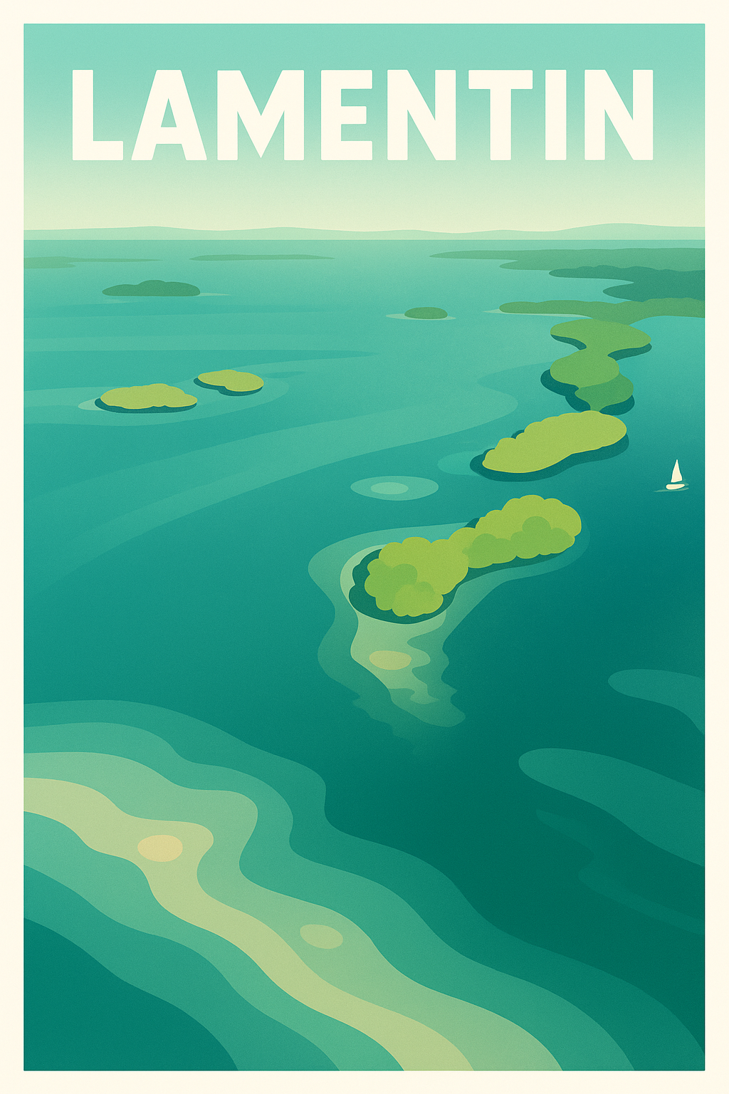 Affiche de Lamentin - Évasion tropicale et douceur marine