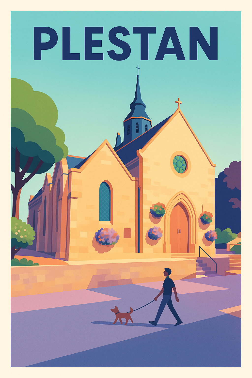 Affiche de Plestan - Charme paisible au cœur du village