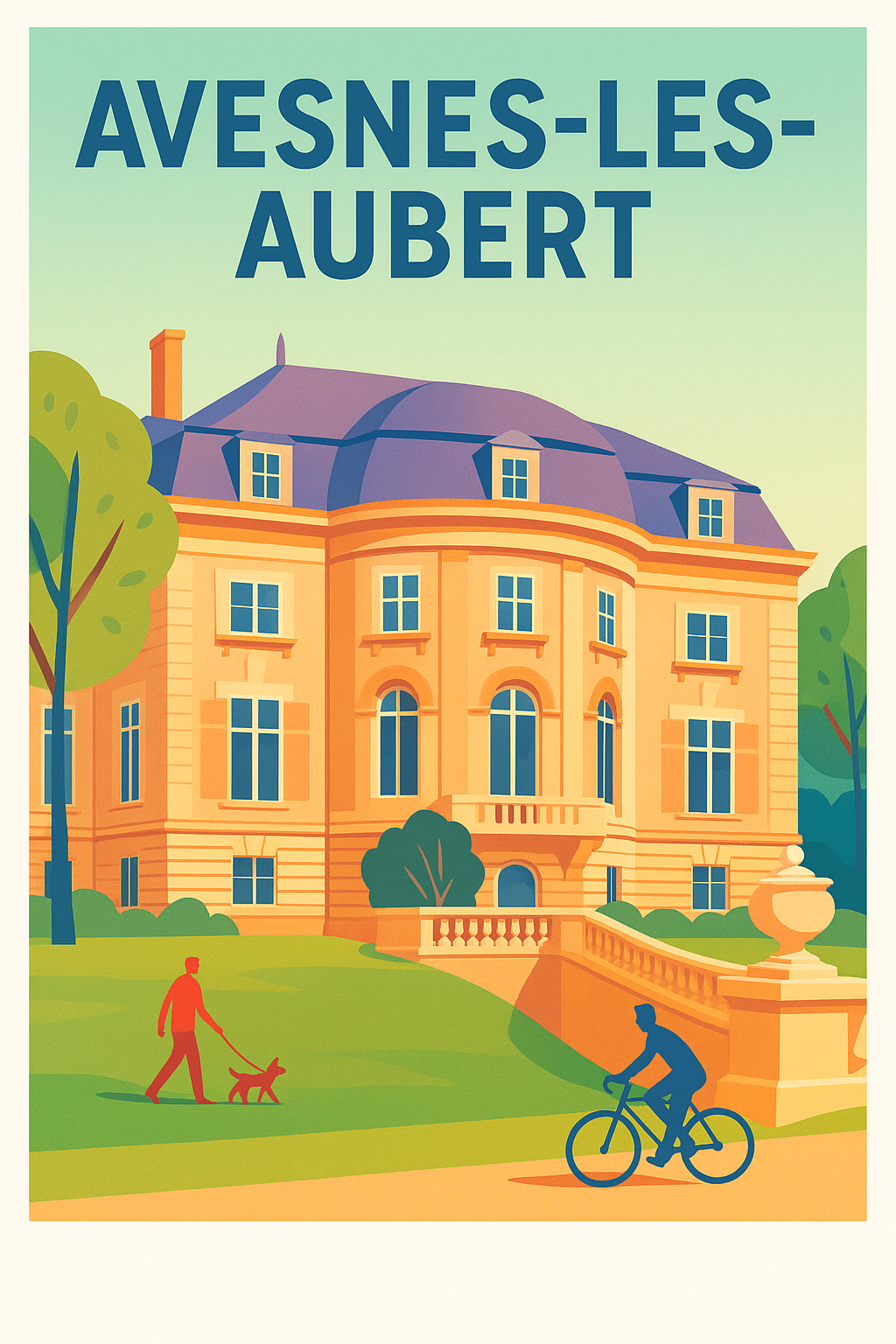 Affiche de Avesnes-les-Aubert - Élégance et sérénité au cœur de la ville