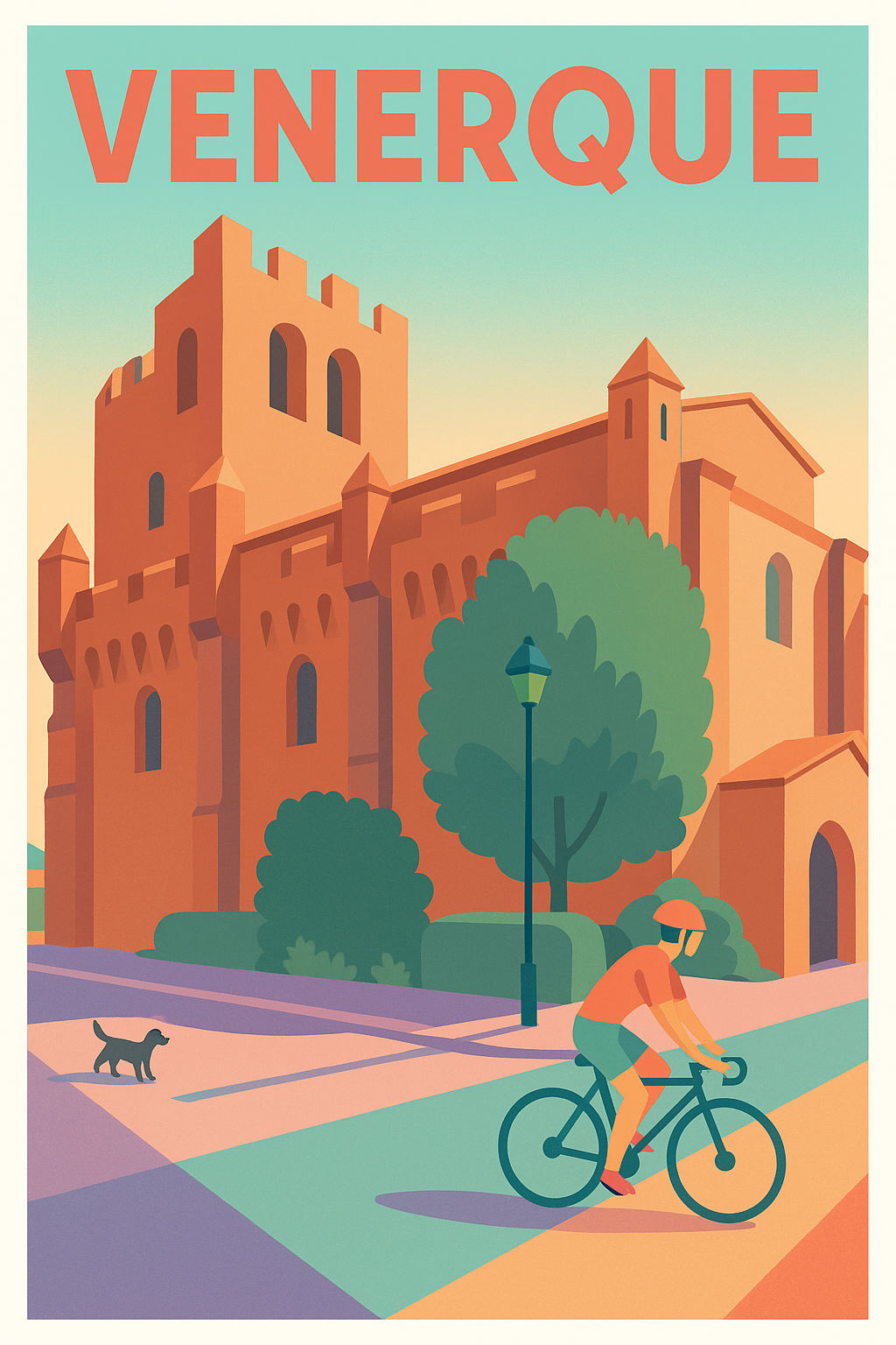 Affiche de Venerque - Charme et Sérénité à Vélo