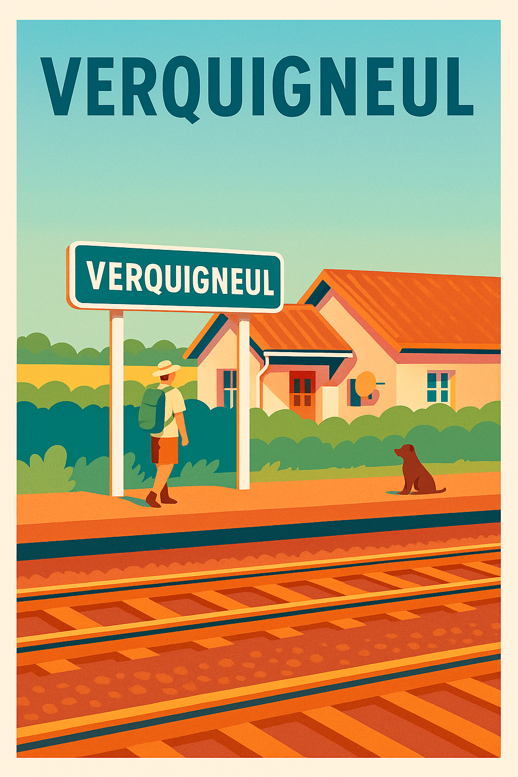 Affiche de Verquigneul - Escapade champêtre à la gare